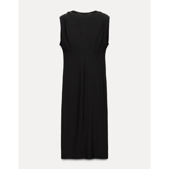 ZARA LONG DRESS WITH SHOULDER PADS SIZE M - Picture 9 of 11